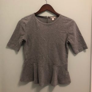 Gap Jersey Peplum Top